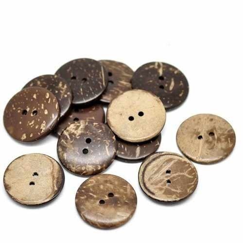Round Coconut Button