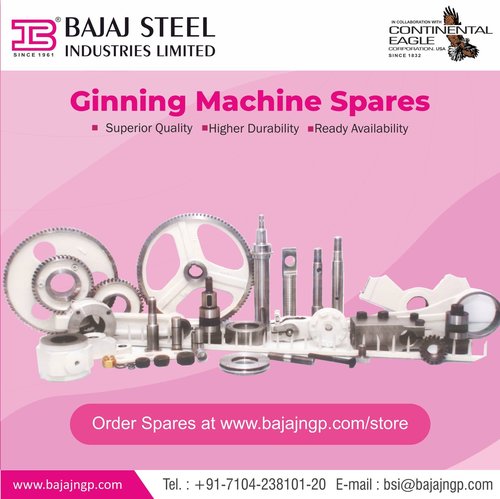 Ginning Machine Spare Parts By BAJAJ STEEL INDUSTRIES LTD.