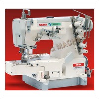 White Cylinder Bed Interlock Machine