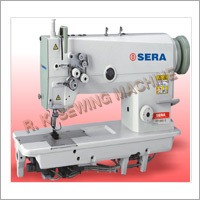 Double Needle Lockstitch Sewing Machine - Color: White