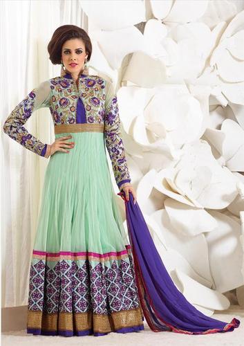 Designer Light Green Heavy Party Wear Salwar Kameez In Budget Bollywood Suit 2221