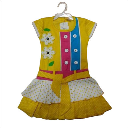 Stylish Girls Hosiery Frock