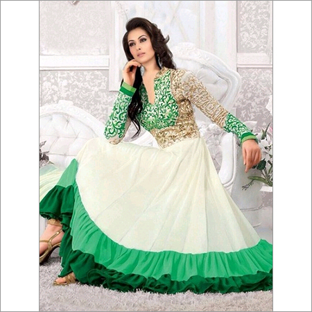 Georgette Printed Anarkali Suit