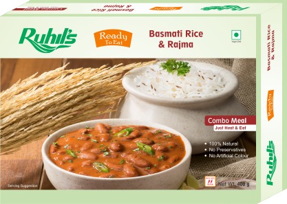 Ready To Eat Basmati Rice and Rajma