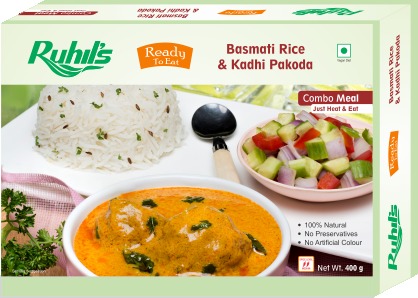 Ready To Eat Basmati Rice and Kadhi Pakora