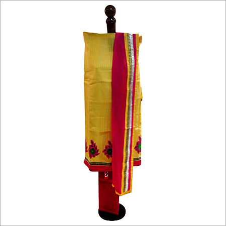 Fancy Salwar Suits - Cotton, Size M, Yellow and Red, Printed Design | Quick Dry, Easily Washable, Suitable for All-Day Wear