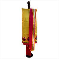 Fancy Salwar Suits - Cotton, Size M, Yellow And Red, Printed Design | Quick Dry, Easily Washable, Suitable For All-day Wear