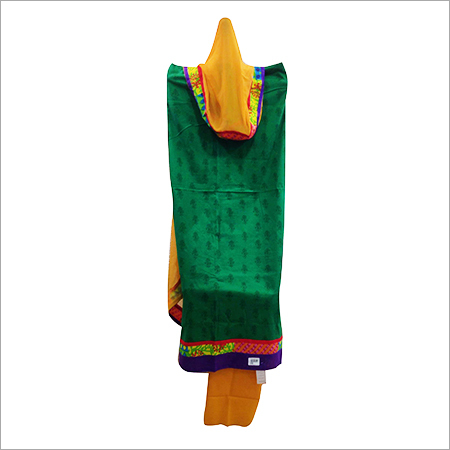 Green And Yellow Patiala Salwar Kameez