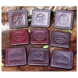 3D Leather Badges