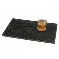 Black Rubber Bar Mat 12 * 18 inch