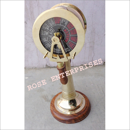 DOUBLE SIDED BRASS SHIP'S TELEGRAPH