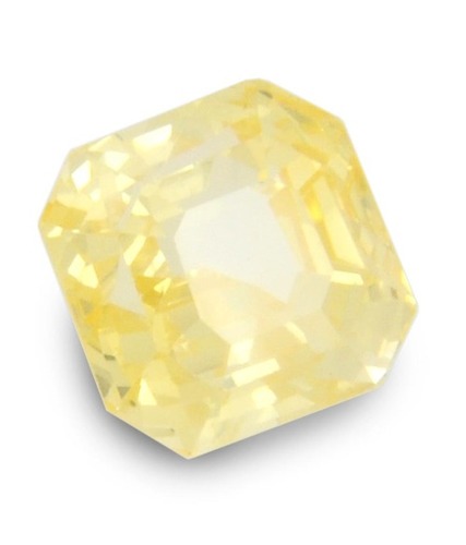 Certified Ceylon Mines Yellow Sapphire Gemstone