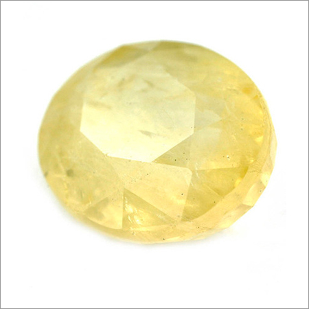 7.99 Ct Natural Yellow Sapphire Gemstone - Sapphire, 12.30x10.20x6.35 mm, Yellow, Mixed Cut | Natural, Untreated, Calming Effect, Jewelry Use