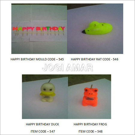Birthday Candle Molds