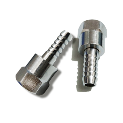Nut Nipple - 1/4'' x 1/4'' Soda Machine Part Nut Nipple - 1/4'' x 1/4'' Soda Machine Part