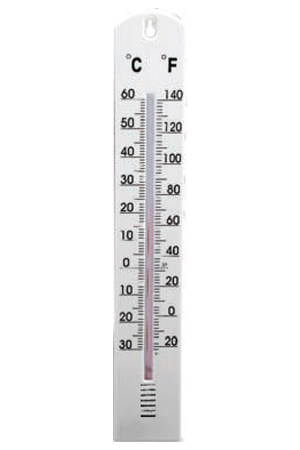 Room Thermometer - Range -30 to +60 C Accurate Temperature Readings Dual Scale Display Durable Build Easy Wall Mounting