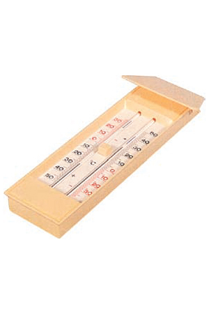 Maximum & Minimum Thermometers - Plastic, 150x30x15 mm, Range -30°C to +50°C | Dual Readings, Accurate, Durable Design