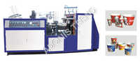 Paper Bowl Forming Machine - Stainless Steel, 500 Kg, Blue | Automatic Operation, 240v, 1 Year Warranty