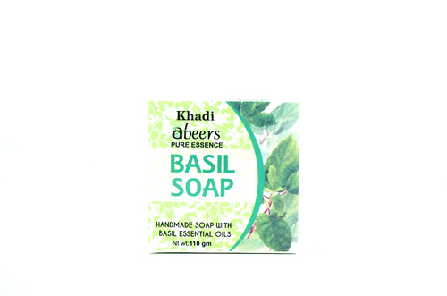 KHADI BASIL ESSENTIAL OIL SOAP