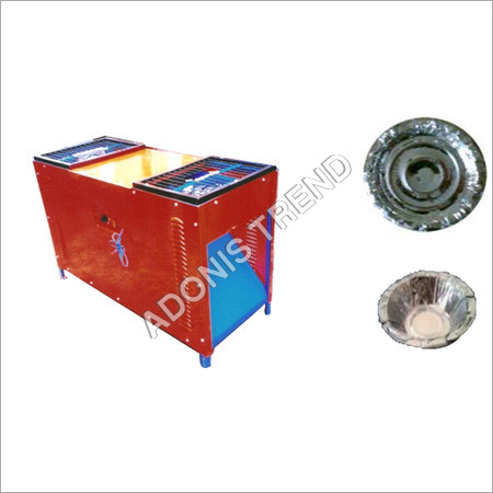 Red And Orange Sami Automatic V Double Die Machine