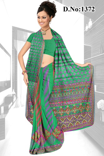 Designer Silk Brocade Saree
