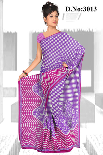 Bridal Wear Silk Saree - Silk, 5.5 Meters, Purple | Elegant Design, Soft Texture, Vibrant Color, Perfect Drape