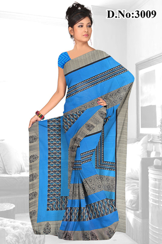 Party Wear Green Saree