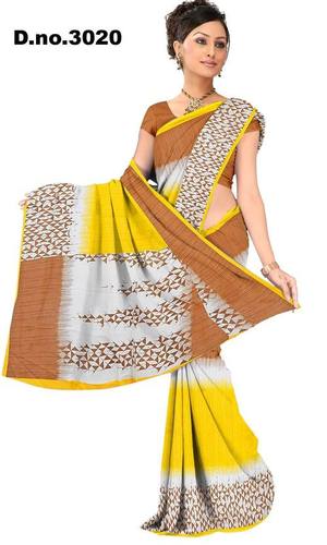 Pink Georgette Saree/Sari