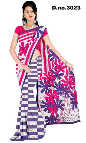 Saree Wholesaler In Surat - Silk, 5.5 Meters, Pink Floral | Wholesale Pricing, Variety Designs, Bulk Discounts, Customizable Options, Reliable Supplier