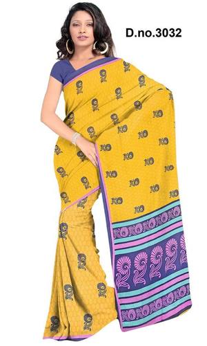 Ethnic Wear Cotton Saree