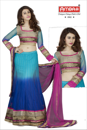 Party Wear Pink Lehenga