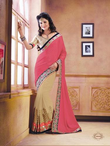 White Silk Saree