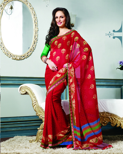 Designer Printed Saree