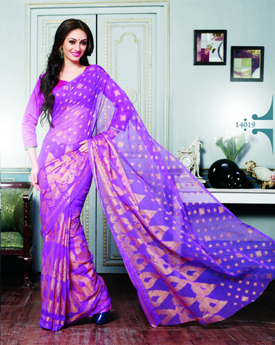 Red Designer Saree