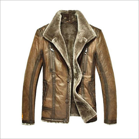 Mens Fur Lined Leather Jackets