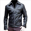 Mens Fashionable Leather Jackets - Faux Leather, S-xxl, Black | Water Resistant, Tear Resistant, Stylish Design
