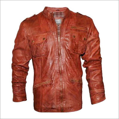 Mens Brown Leather Jackets