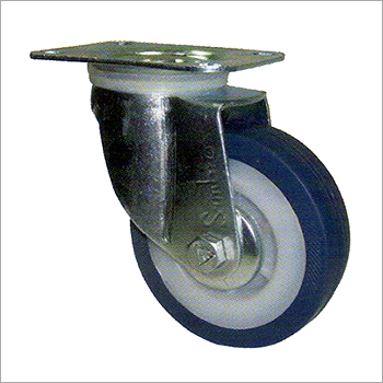 Blue Rubber Caster Wheels