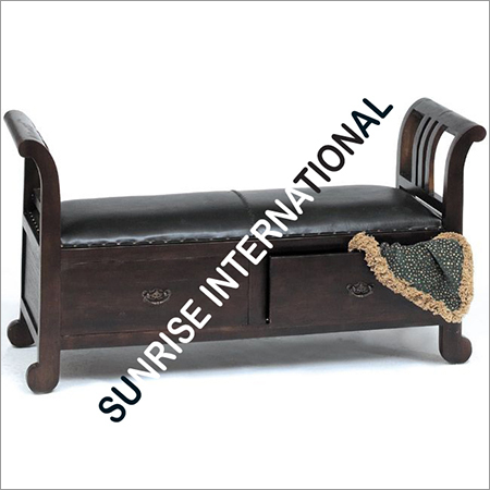 Wooden Sit Cum Drawer