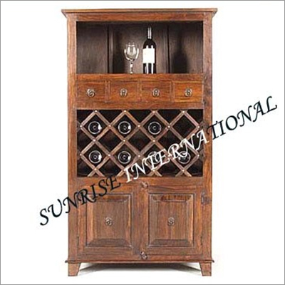Wooden wine cabinets