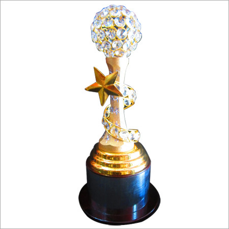 Gold Plated Brass Trophy