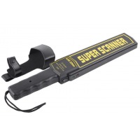 Hand Held Metal Detector - ABS Plastic, 30-40cm, Black | Variable Sensitivity, Portable, Battery Operated, Easy Operation