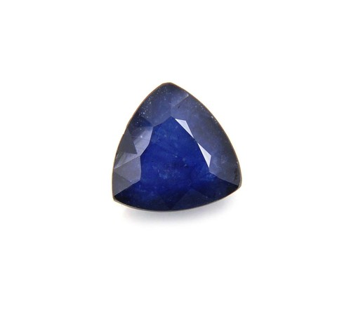 Certified Triangular Shape Blue Sapphire Stone