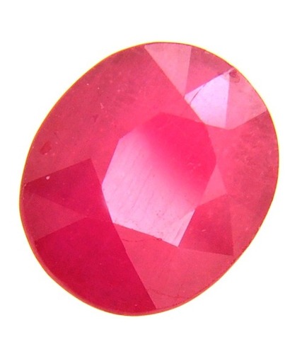 Certified Oval Cut Astrology Ruby Gemstone