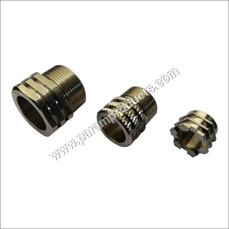 Nickel Plated Brass Insert - Female Connection, Round Shape | Corrosion Proof, Excellent Strength, Perfect Finish, Accurate Dimensions