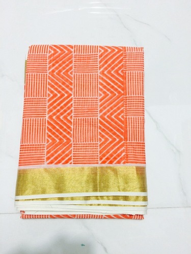 Fancy cotton saree
