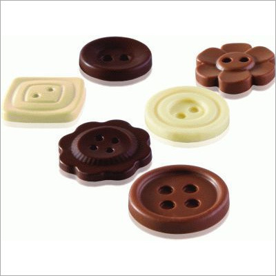 Plastic Flower Buttons