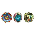 Decorative Craft Buttons - Mixed Material, 15-25mm, Multicolored | Durable, Stylish, Varnished Finish, Sew-on
