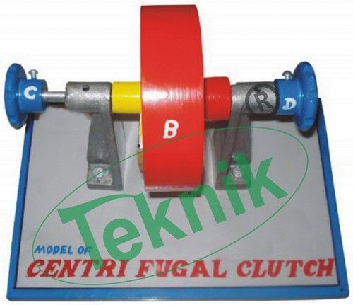 Centrifugal Clutch - Drum Pulley with Spring Controlled Fly Weights | Mechanism Engineering Model, Crank Handle Demonstration