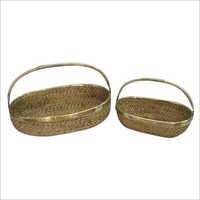 Cane Enamelled Oval Dip